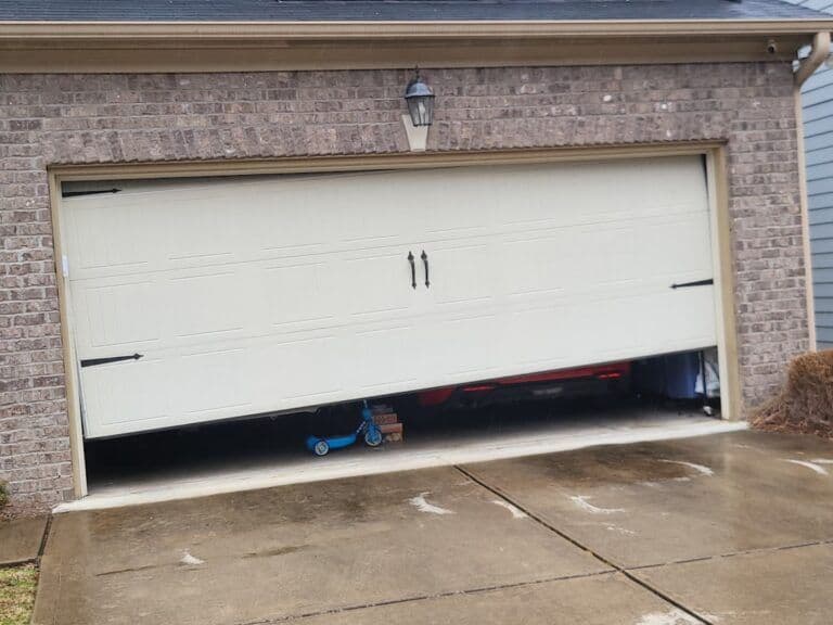 Garage Door Saved from Serious Damage in Macomb & Oakland County image