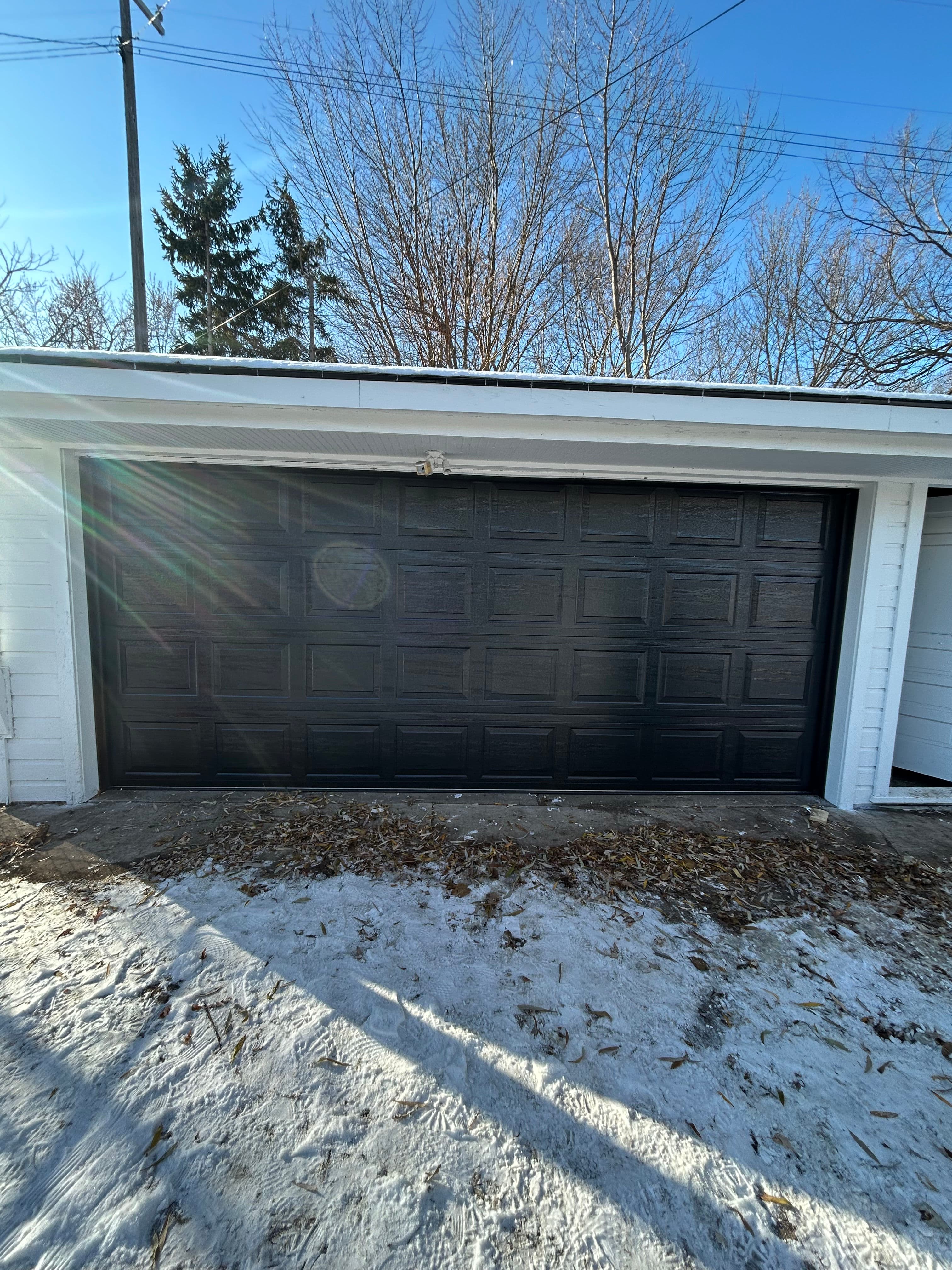 Project Seamless Garage Door Replacement in Winter image