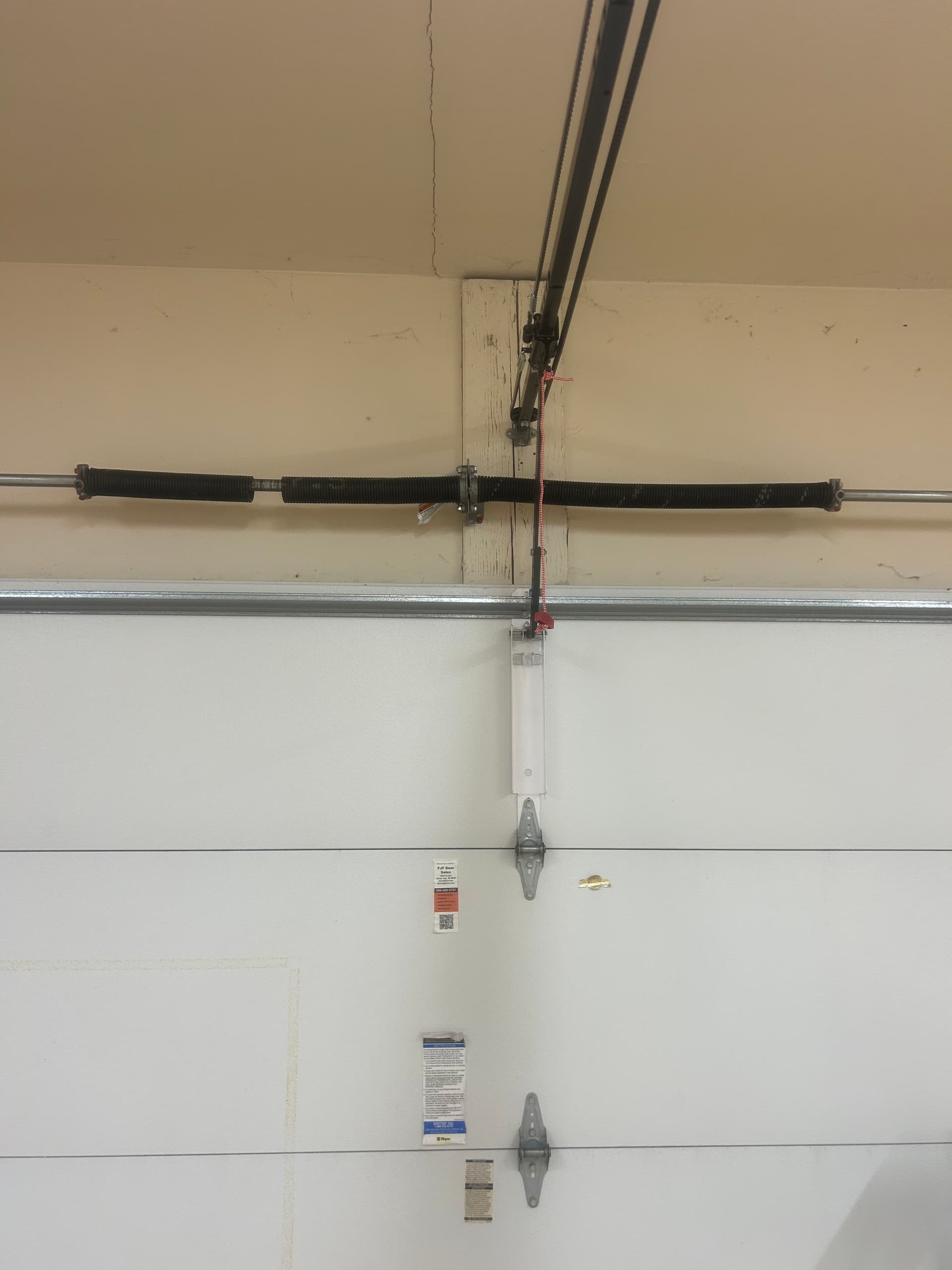 Gallery photos for Heavy-Duty Garage Door Spring Spotted in Clinton Township: Image #1